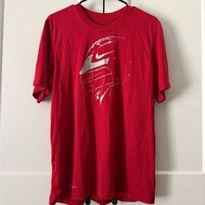 Nike Men's Red Dry Fit T shirt